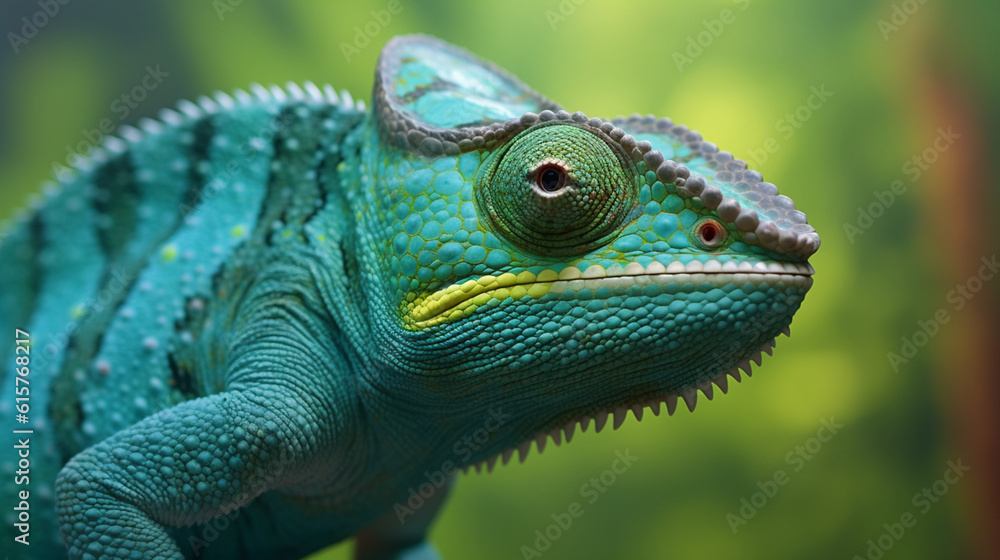 green iguana on a branch green iguana on a branch