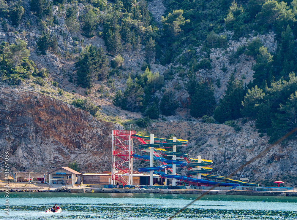 Küstenlandschaft der Insel Rab in Kroatien