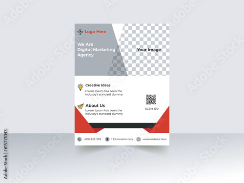 corporate flyer design template