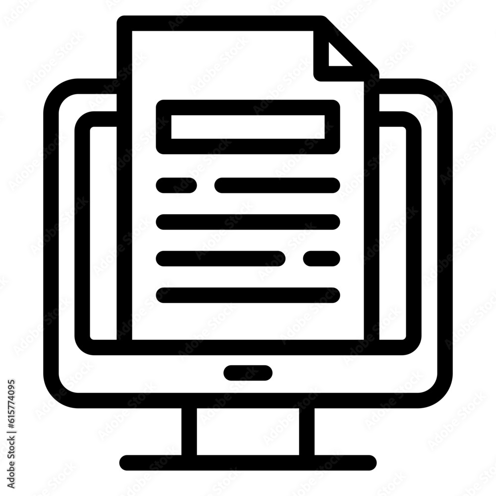 online learning icon, computer and book online learning icon, computer and book