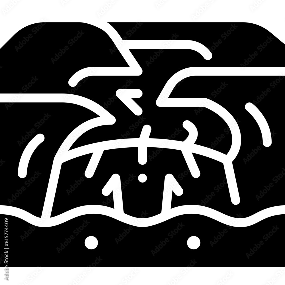 glacier solid icon glacier solid icon