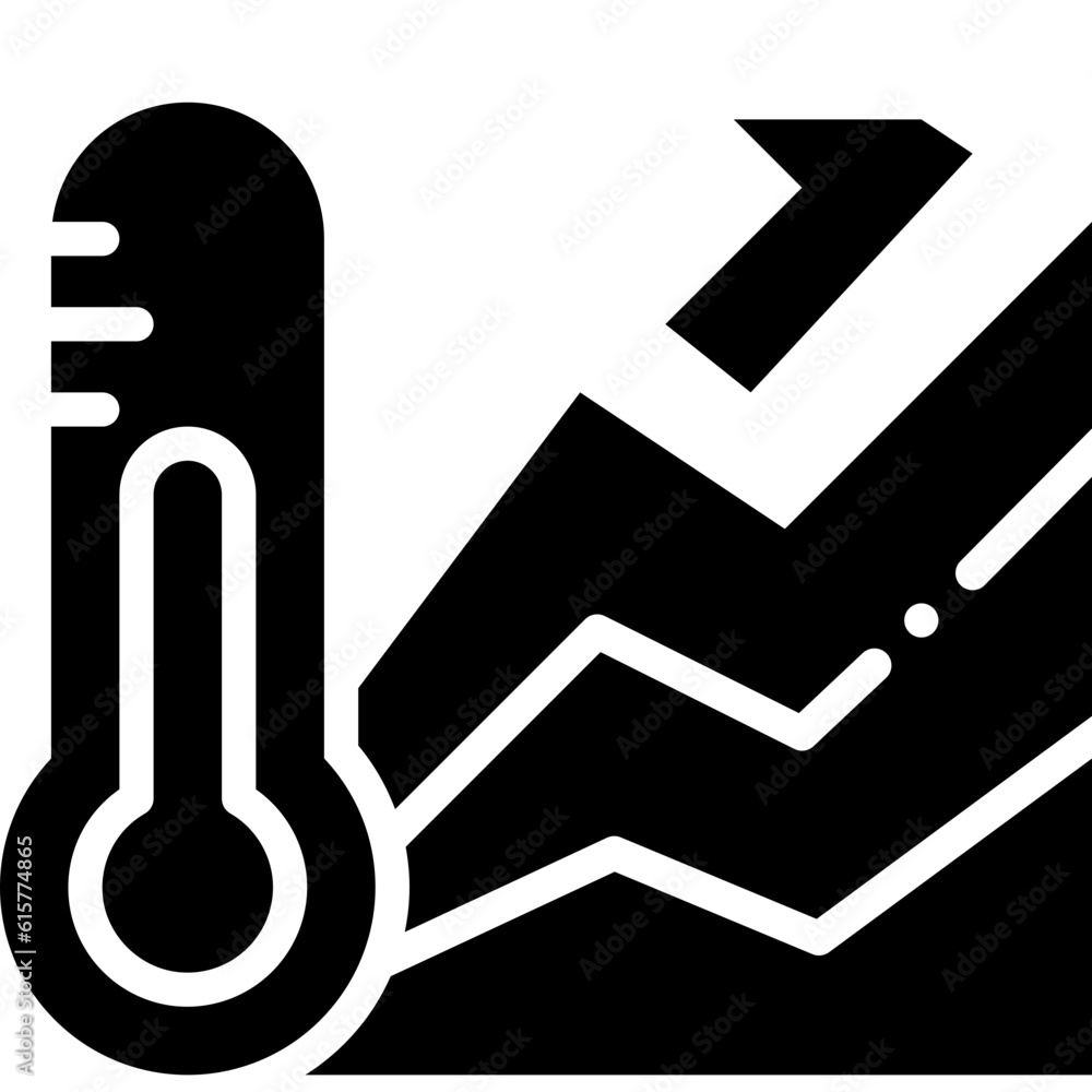 high temperature solid icon high temperature solid icon