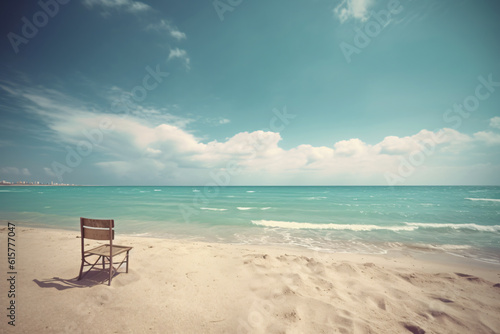 Empty sea and beach background photography © yuniazizah