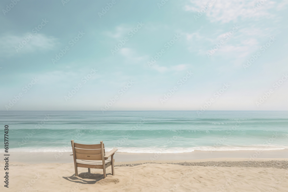 Fototapeta premium Empty sea and beach background photography