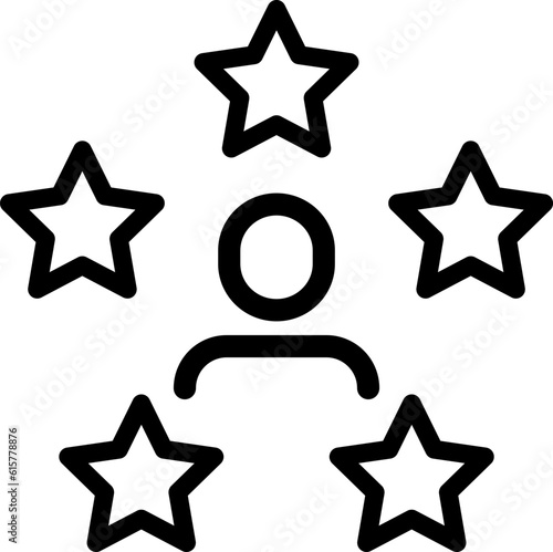 Professionalism, competence icon , Vector linear icon .