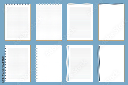 Notebook mockup, school notebook, Blank mock up