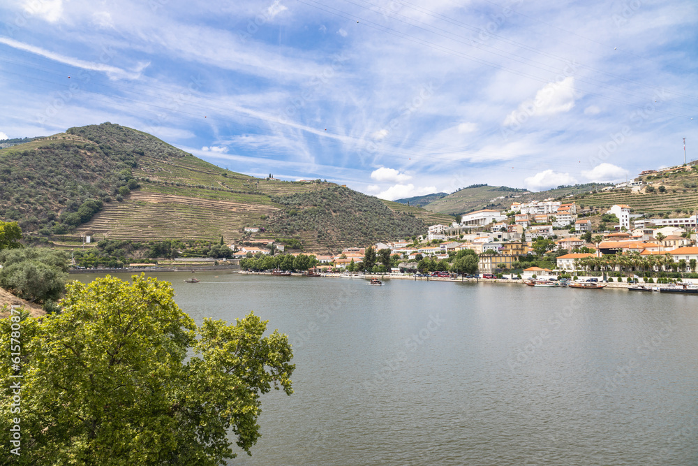 Vista do Vale do Douro em  Pinhão Portugal
