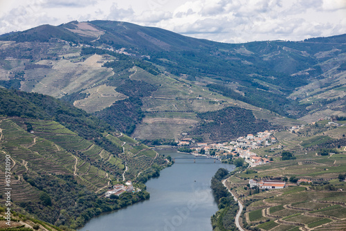 Vista do Vale do Douro em Pinhão Portugal