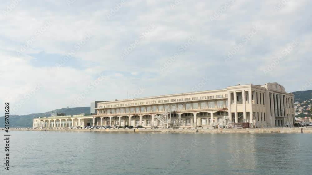 Trieste, Italy, view of the maritime station Trieste, Italy, view of the maritime station