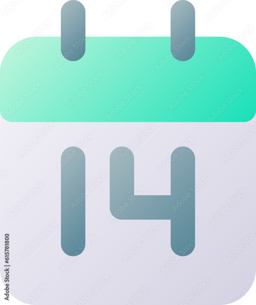 Calendar application pixel perfect flat gradient two-color ui icon. Save date. Schedule organization. Simple filled pictogram. GUI, UX design for mobile application. Vector isolated RGB illustration Calendar application pixel perfect flat gradient two-color ui icon. Save date. Schedule organization. Simple filled pictogram. GUI, UX design for mobile application. Vector isolated RGB illustration