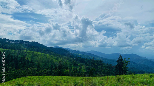 landscape with clouds