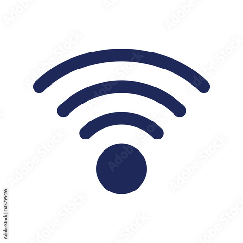 Wireless internet black glyph ui icon. Access to Internet. Free network. User interface design. Silhouette symbol on white space. Solid pictogram for web, mobile. Isolated vector illustration