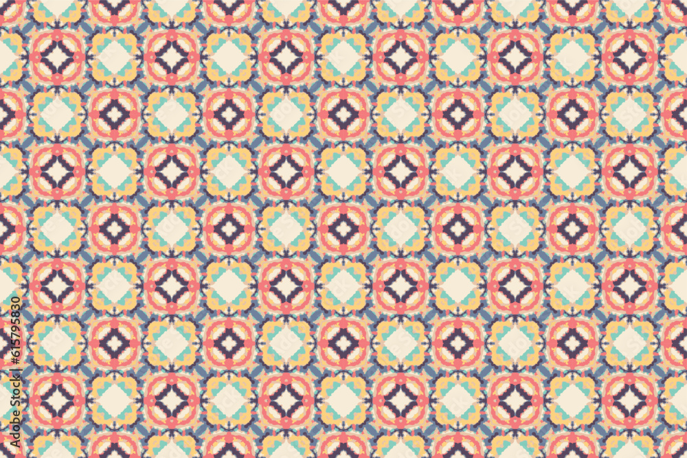 Seamless batik pattern,geometric tribal pattern,it resembles ethnic boho,aztec style,ikat style.luxury decorative fabric pattern for famous banners.designed for use fabric,curtain,carpet,Batik
