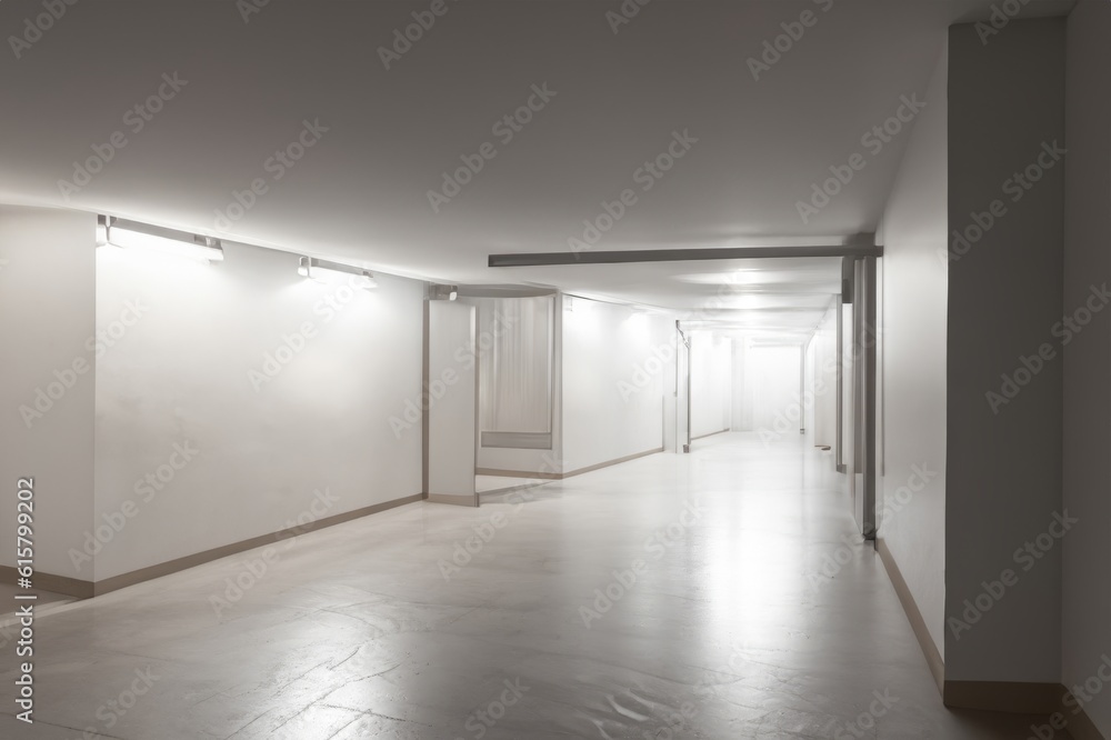 Fototapeta premium empty corridor in a hotel