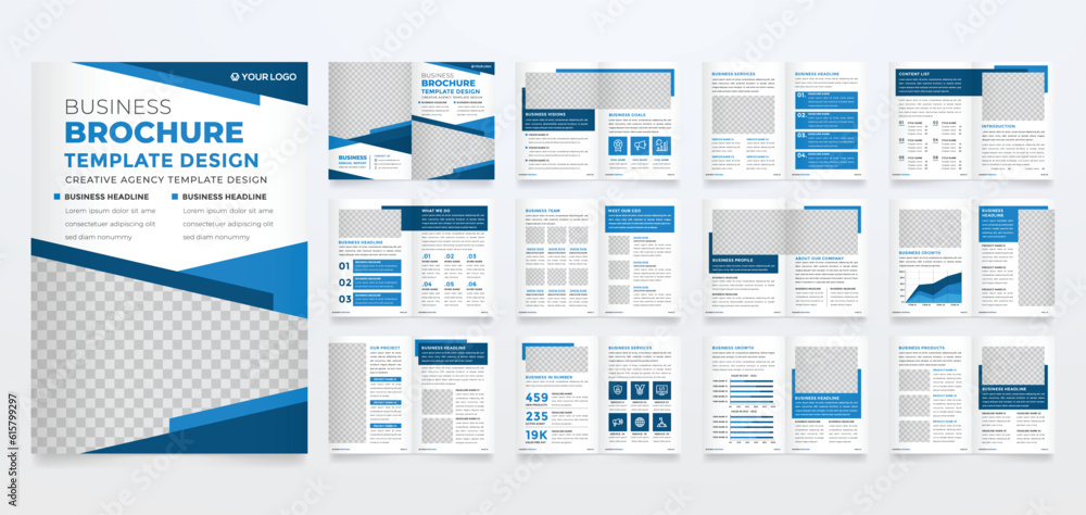 set of business brochure template with modern concept and minimalist layout use for company profile and business proposal set of business brochure template with modern concept and minimalist layout use for company profile and business proposal