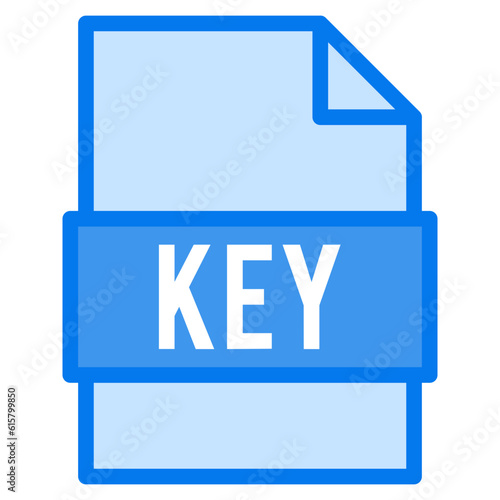 KEY file format extension icon