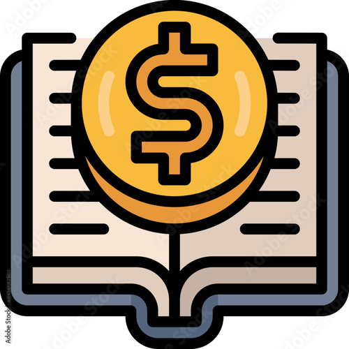 scholarship filled outline icon