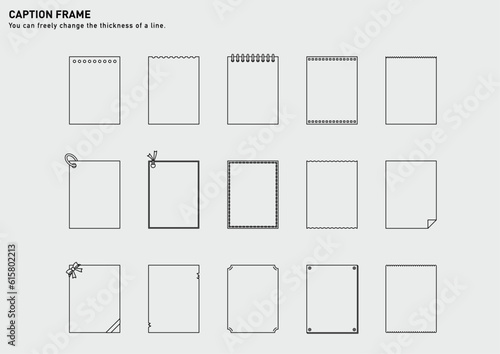キャプションフレーム CAPTION FLAME