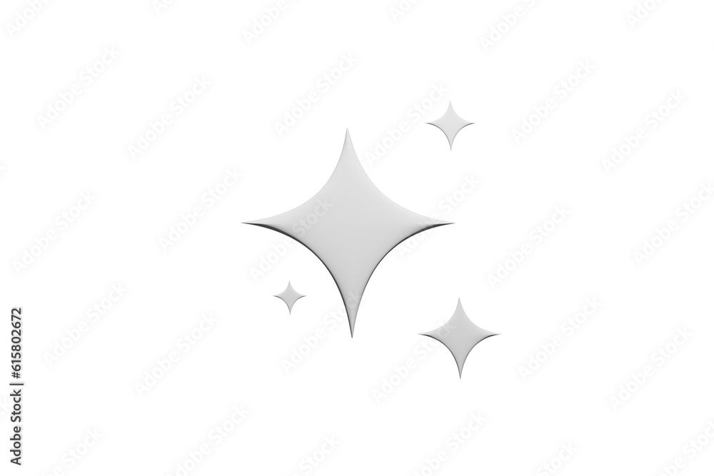 Obraz premium black and white stars