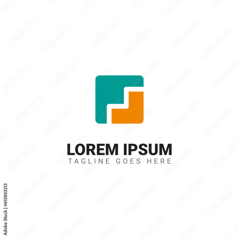 M letter initial logo business design that resembles a ladder. M letter initial logo business design that resembles a ladder.