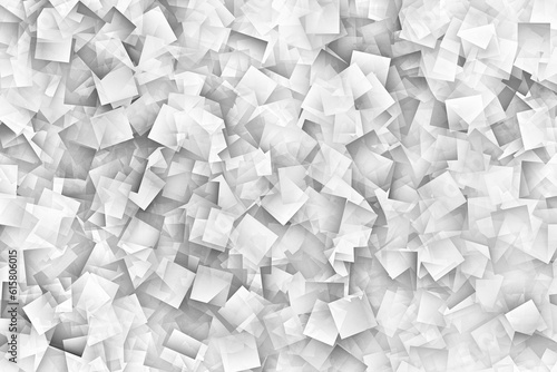 Obraz na płótnie Chaotic pattern of white and grey transparent squares w salonie