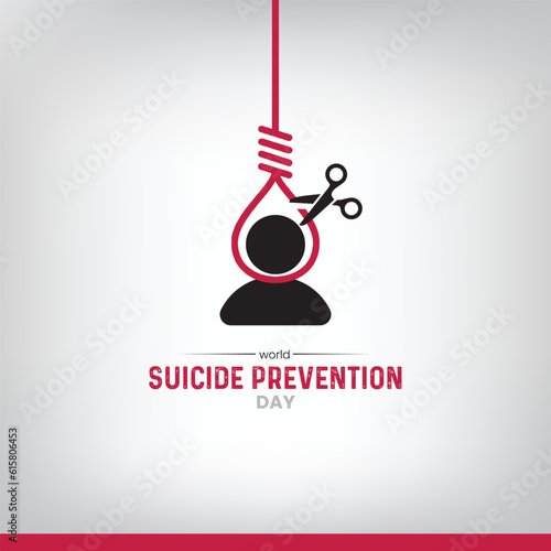 World Suicide Prevention Day. suicide prevention day creative concept.