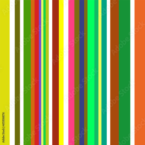 Stripes vector seamless pattern. Striped background of colorful lines. Print for interior design and fabric.