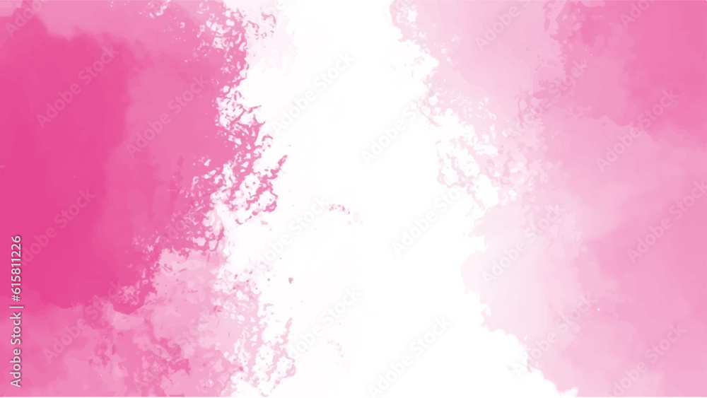 Obraz premium Abstract pink watercolor background.Hand painted watercolor. vector