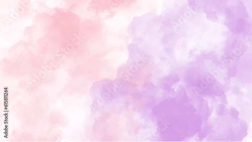 Abstract pink watercolor background.Hand painted watercolor. vector