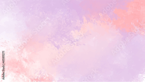 Abstract pink watercolor background.Hand painted watercolor. vector