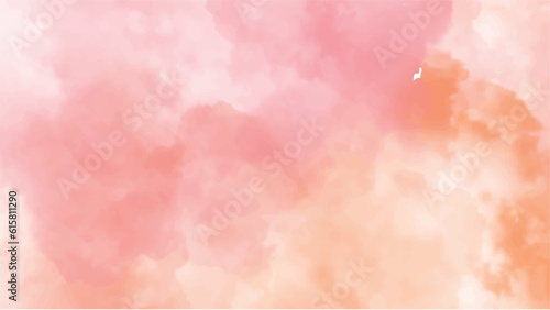 Abstract pink watercolor background.Hand painted watercolor. vector
