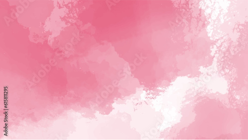 Abstract pink watercolor background.Hand painted watercolor. vector