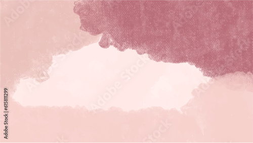 Abstract pink watercolor background.Hand painted watercolor. vector