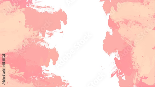 Abstract pink watercolor background.Hand painted watercolor. vector