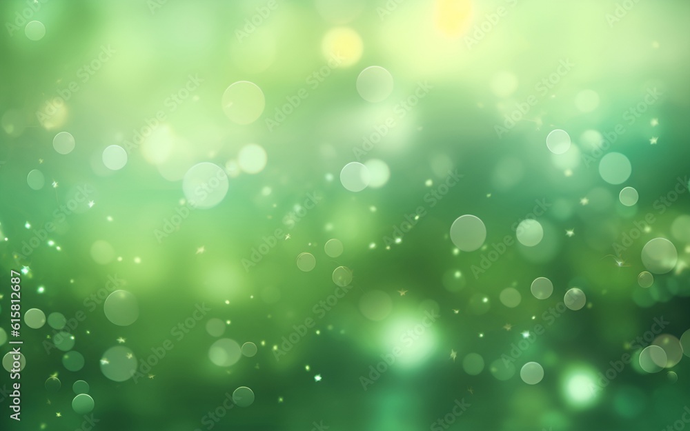 Green color abstract bokeh background Green color abstract bokeh background