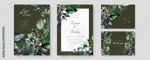 colorful colourful floral flower vector elegant hand drawing wedding invitation floral design watercolor