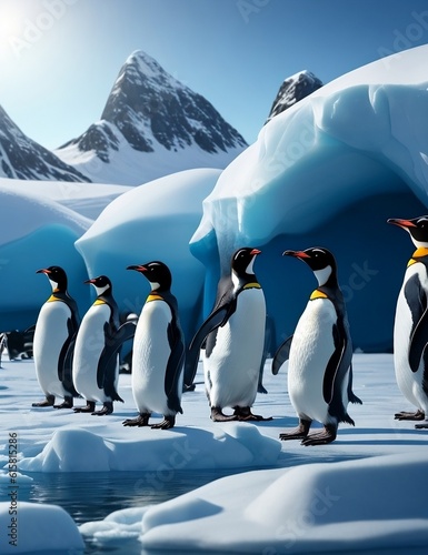 A group of penguins  © محمد ابوالنور