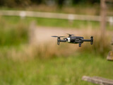 Parrot Anafi Drone being flown at Tatton Park, Knustford, Cheshire, UK