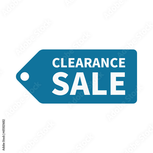 Clearance Sale In Blue Color Hanging Tag Shape For Promotion Sale
