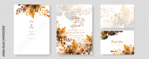 colorful colourful floral flower vector elegant hand drawing wedding invitation floral design watercolor