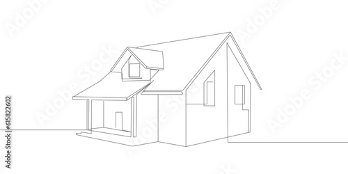 house line art style vector with transparent background eps 10