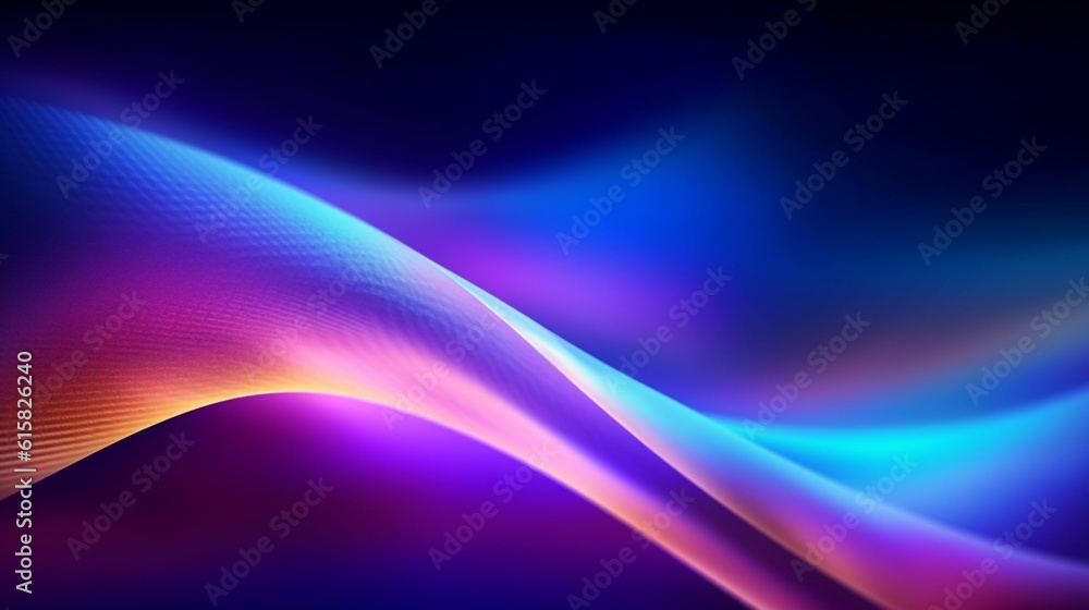 abstract blue violet yellow neon background, unfocused curvy glowing lines, colorful fantastic wallpaper - AI generated. abstract blue violet yellow neon background, unfocused curvy glowing lines, colorful fantastic wallpaper - AI generated.