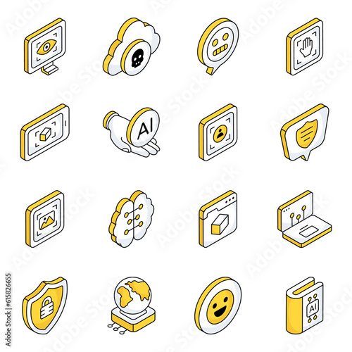 Pack of Ai Flat Icons