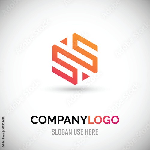 business SS logo design photo