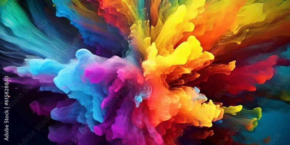 the Creativity Digital Colorful Paints in Abstract Art and Exploring Design, Generative AI. the Creativity Digital Colorful Paints in Abstract Art and Exploring Design, Generative AI.