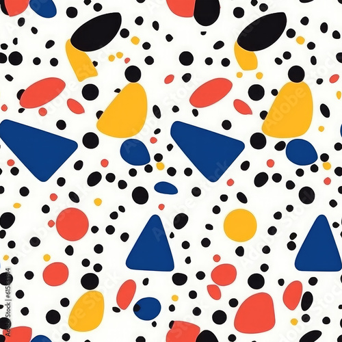 Wallpaper Mural Terrazzo seamless pattern bright and soft color digital papers Torontodigital.ca