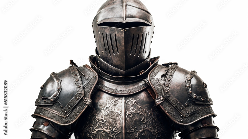 Medieval knight suit of armor protection