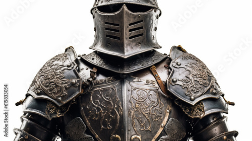 Medieval knight suit of armor protection