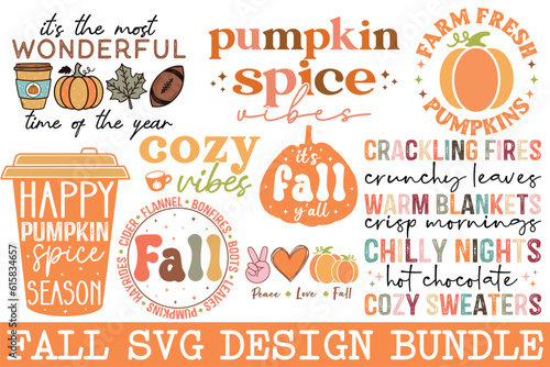fall svg design bundle