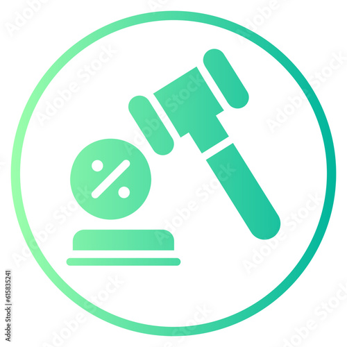 gavel gradient icon